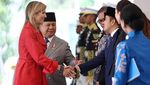 Prabowo Sambut Ratu Belanda Maxima, Bahas Kesehatan Finansial