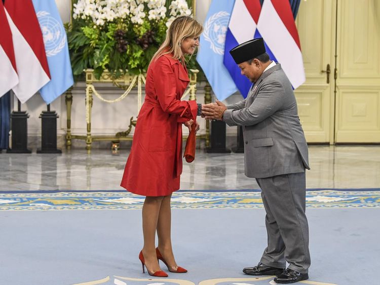 Foto: Deretan Gaya Ratu Maxima di Jakarta, Bold dan Elegan Tanpa Mahkota