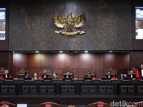 MK Tolak Semua 7 Gugatan Perkara Hari Ini