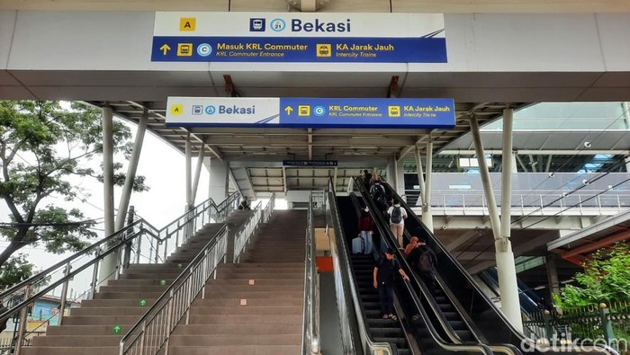 Stasiun Bekasi. (Rachma Indira Satrio/detikcom)