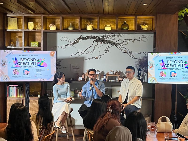 Talkshow Samsung x detikcom bertema 'Beyond Creativity with Everyday AI'