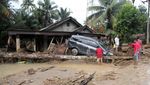 Deretan Rumah Rusak di Tapanuli Selatan Akibat Banjir Bandang