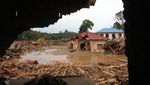 Deretan Rumah Rusak di Tapanuli Selatan Akibat Banjir Bandang