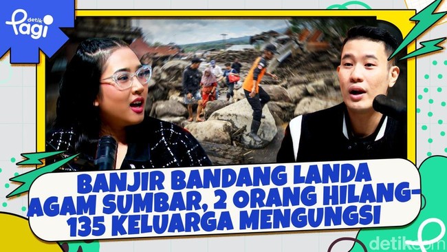 Video: Banjir Bandang Landa Agam Sumbar, 2 Orang Hilang-135 Keluarga Mengungsi