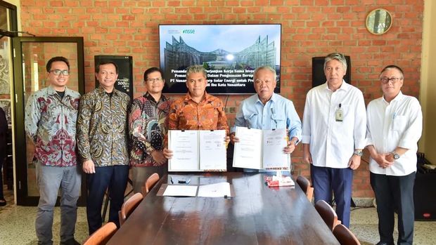 IKN–NSSE Teken Kerja Sama Bangun PLTS 50 MW, Nilai Investasi Capai Rp 900 M