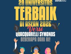 Infografis: 20 Universitas Terbaik di Asean 2026 Versi Quacquarelli Symonds