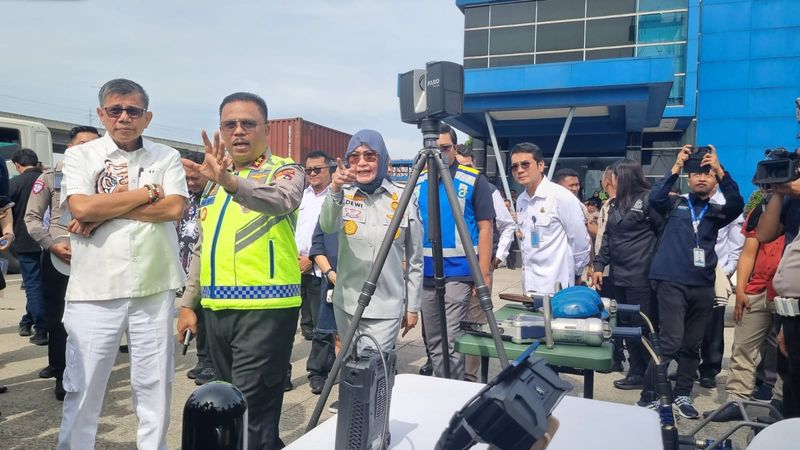 Kakorlantas cek kesiapan posko Operasi Lilin 2025 (Taufiq/detikcom)