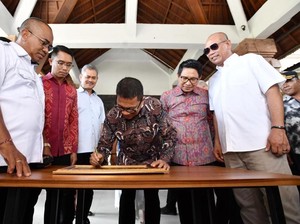 Yandri Puji BUMDes Gentha Persada Sukses Buka Lapangan Kerja dan Pasar Tani