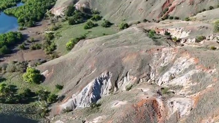 Lokasi tambang emas ilegal di Pulau Sebayur Besar, Labuan Bajo, Manggarai Barat, NTT.