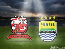 Madura United Vs Persib Bandung: Laskar Sapeh Kerrab Kalah Telak 1-4