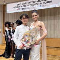 Melliza tak hanya dinilai dari kecantikannya saja, namun wawsan global dan kemampuan berpidatonya yang sejak awal difavoritkan oleh pageant lover. Foto: dok. Instagram @mellliza