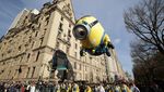 Parade Balon Raksasa Meriahkan Thanksgiving di New York