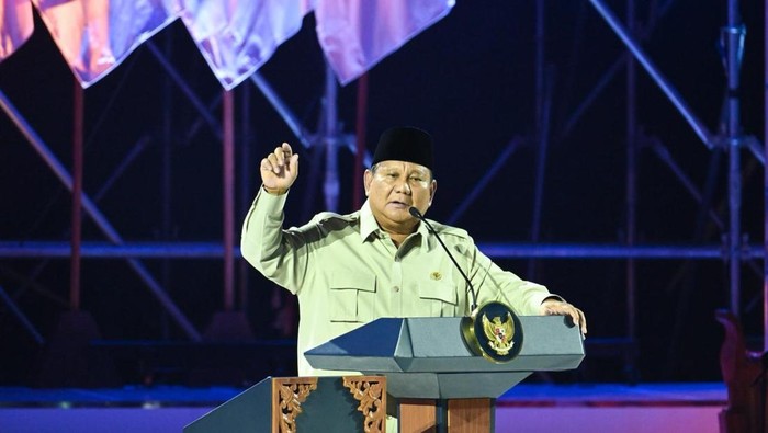 Prabowo di HGN 2025.