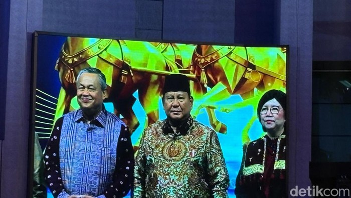 Presiden Prabowo Subianto hadir dalam pertemuan tahunan Bank Indonesia