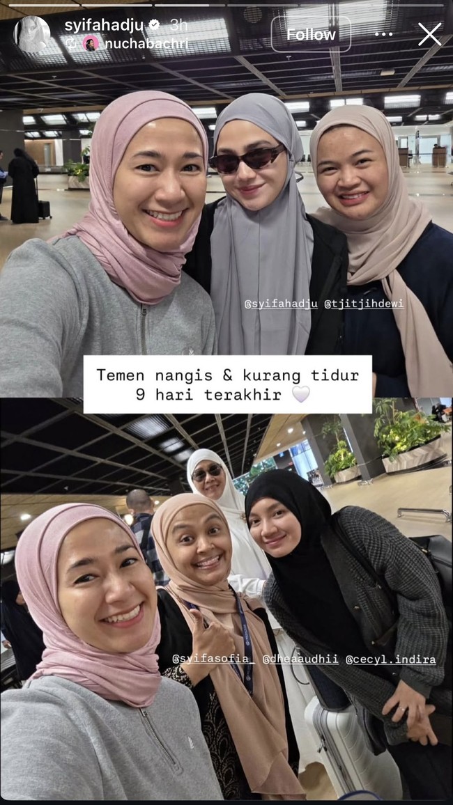 Tampil tanpa pulasan makeup sedikitpun, wajah Syifa tetap terlihat cantik dan sehat. Kulit wajahnya itu terlihat mulus, bebas dari jerawat dan flek. Foto: Instagram/@syifahadju
