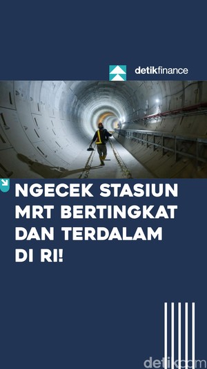 Video Ngecek Stasiun MRT Bertingkat dan Terdalam di RI!