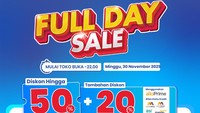 Merapat ke Transmart Full Day Sale Hari Ini! Gebyar Meriah Diskon 50% + 20%