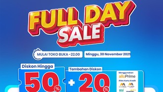 Merapat ke Transmart Full Day Sale Hari Ini! Gebyar Meriah Diskon 50% + 20%