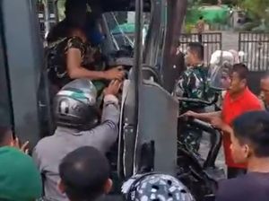 Truk TNI Tabrakan dengan Kontainer di Pangkep, 1 Prajurit Luka