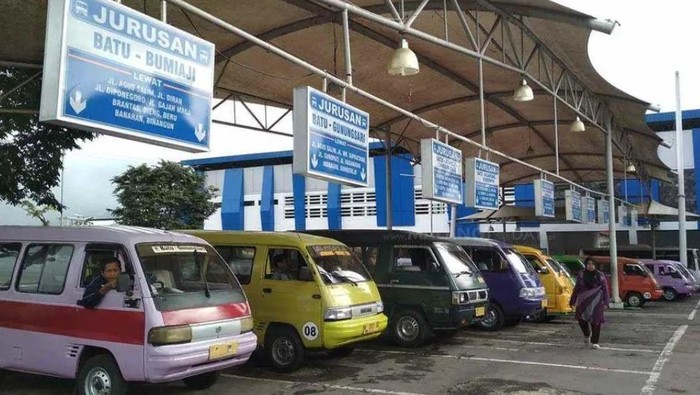 Angkot di Kota Batu semakin bergeliat semenjak kehadiran Bus Trans Jatim Malang Raya