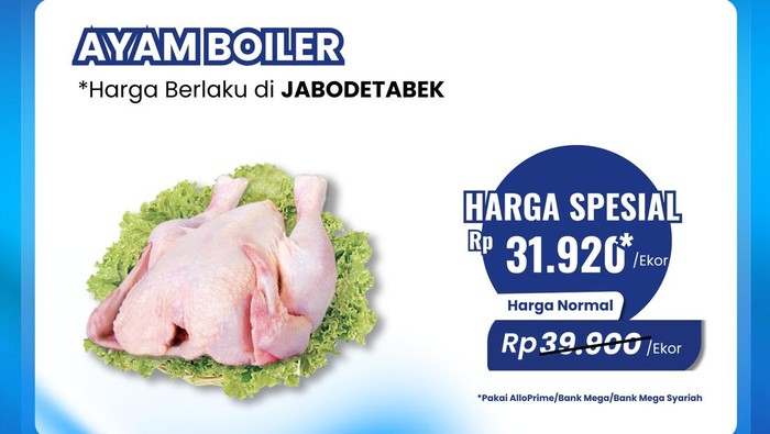 Ayam Broiler Banting Harga di Transmart Full Day Sale