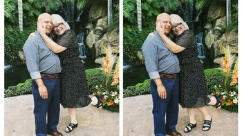 Diminta membetulkan foto karena terlihat seperti hanya memiliki satu kaki, James Fridman malah benar-benar menampilkan tiga kaki. Foto: Instagram/@fjamie013