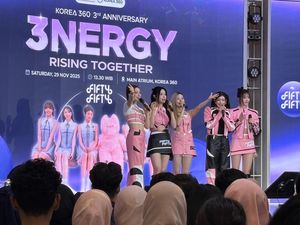 Video: Meriah! Girl Group K-Pop FIFTY FIFTY Tampil di Jakarta
