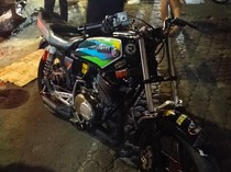 Penampakan RX King Gary Iskak Usai Tabrak Pohon