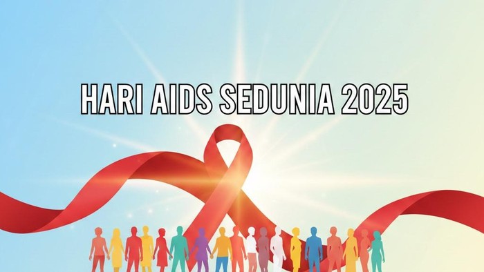 ILUSTRASI HARI AIDS SEDUNIA 2025.