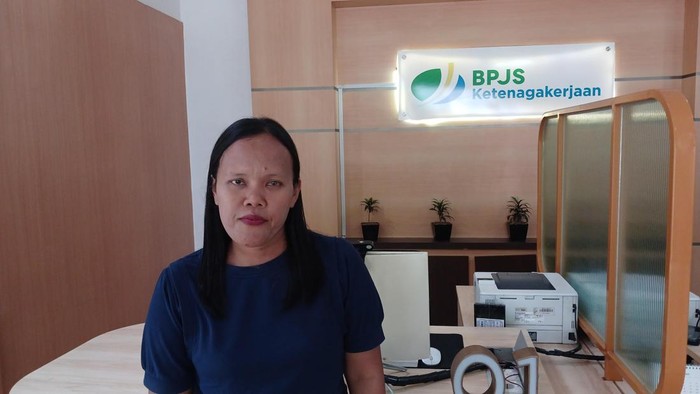 Marsintawati Sinaga (44) peserta Bukan Penerima Upah (BPU)