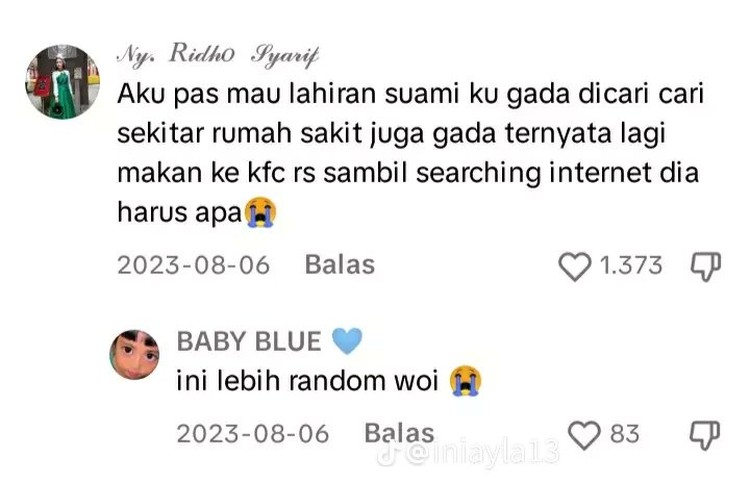 Kelakuan random suami