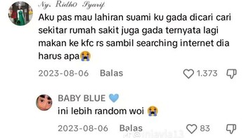 Suami Hilang Menjelang Lahiran, Ternyata Makan di KFC. Cerita warganet yang panik karena suaminya menghilang menjelang persalinan. Setelah dicari, ia ditemukan sedang makan di KFC dekat rumah sakit sambil mencari tahu di internet apa yang harus ia lakukan saat mendampingi lahiran Foto: x.com/@emakjulidd