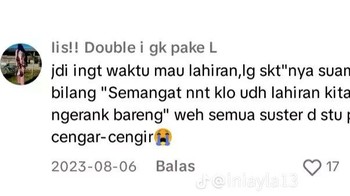 Suami Bilang “Semangat, Abis Lahiran Kita Ngerank Bareng” Kisah warganet yang ingat ucapan suaminya saat ia kesakitan menjelang lahiran. Sang suami menyemangati dengan berkata setelah lahiran mereka bisa “ngrank bareng”, membuat para suster cekikikan. Foto: x.com/@emakjulidd