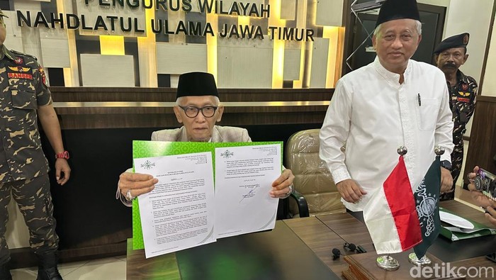 Konferensi pers Rais Aam PBNU putuskan Gus Yahya bukan Ketum PBNU