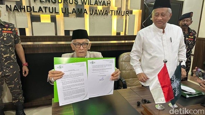 Konferensi pers Rais Aam PBNU putuskan Gus Yahya bukan Ketum PBNU