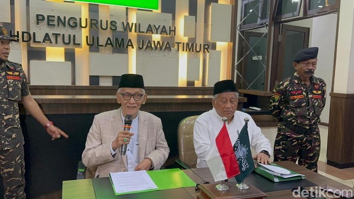 Konferensi pers Rais Aam PBNU putuskan Gus Yahya bukan Ketum PBNU