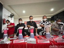 Polda Kalsel Amankan 57 Tersangka dan Musnahkan 1,4 Kg Narkoba