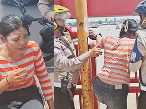 Video: Polisi Selamatkan Wanita Coba Lompat dari Jembatan Ampera Palembang