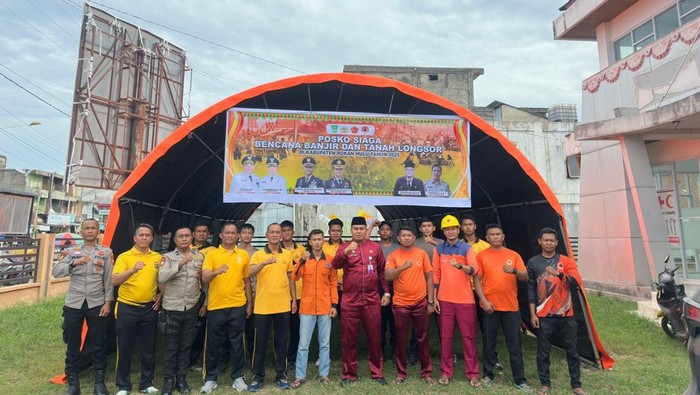 Polres Rohul siaga banjir.