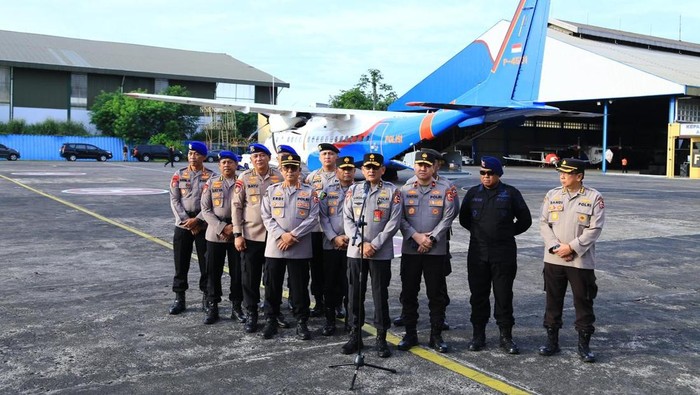 Polri mengirim bantuan untuk bencana di utara Sumatera.