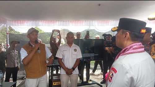 Kepala Balai Pemantauan Gunung Api dan Mitigasi Bencana Geologi Wilayah Nusa Tenggara (NTT-NTB) PVMBG, Badan Geologi, Ghele Radja Arios.