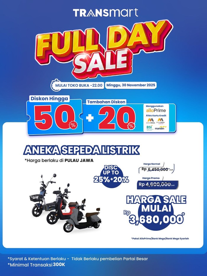 Transmart Full Day Sale 30 November 2025