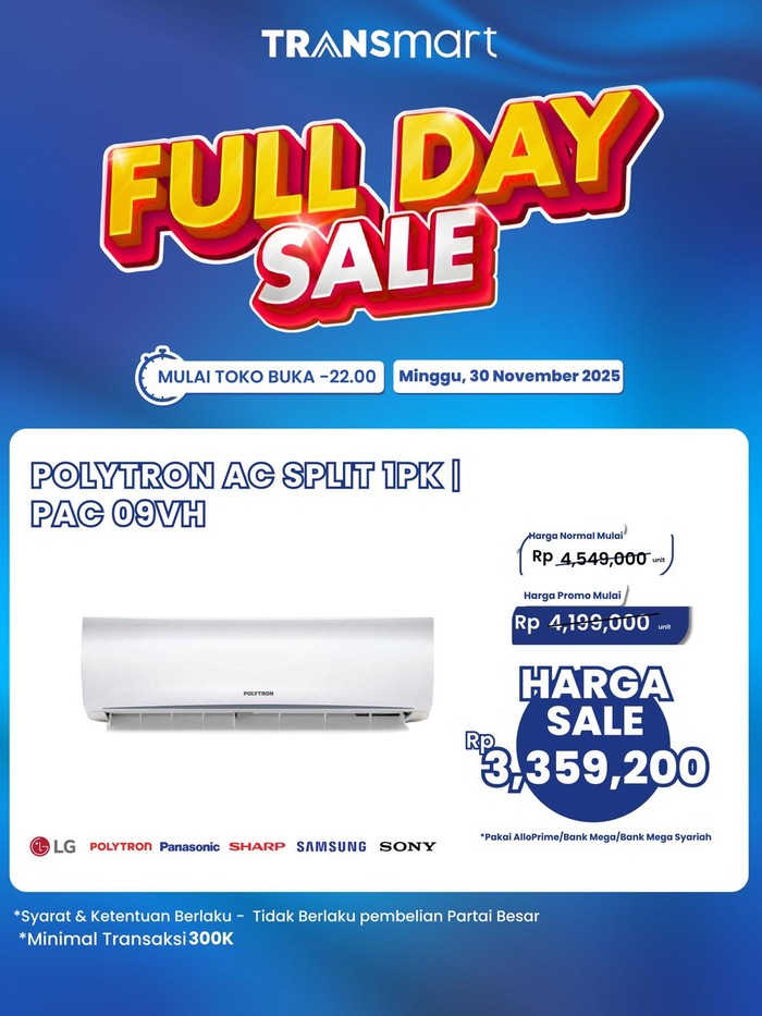 Transmart Full Day Sale 30 November 2025