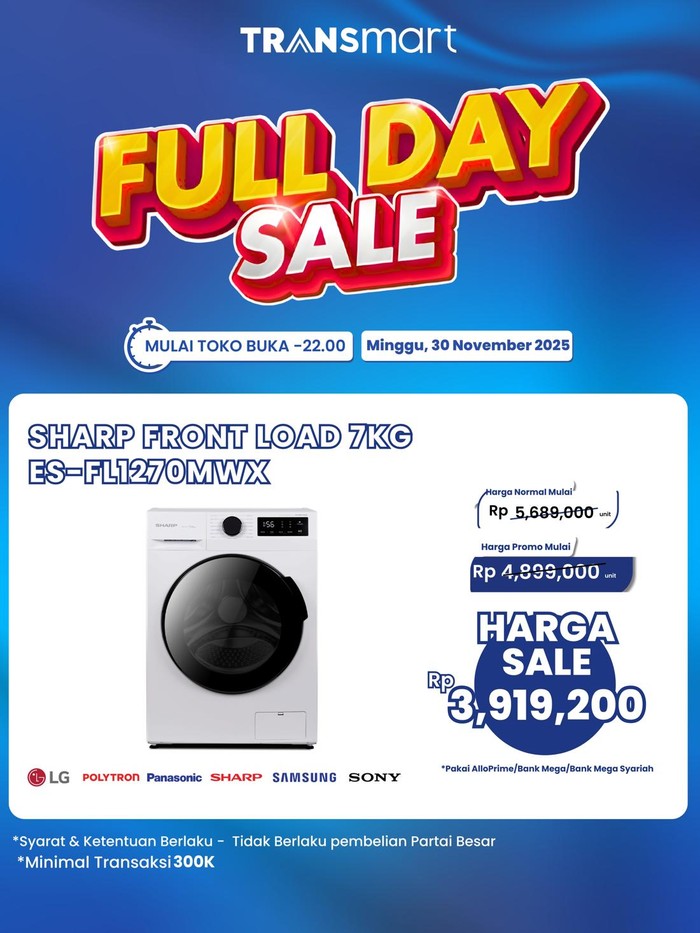 Transmart Full Day Sale 30 November 2025