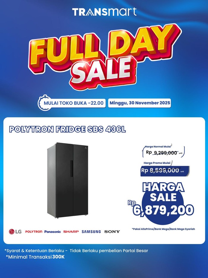 Transmart Full Day Sale 30 November 2025