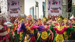 500 Penari Meriahkan Gelaran Jakarta Penuh Warna di Bundaran HI