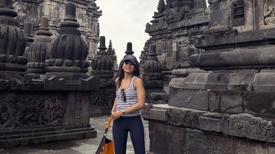 Liburan Acha Septriasa di Yogyakarta