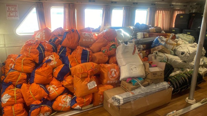 Bantuan logistik dikirim ke lima wilayah di Aceh. (Dok. BNPB)
