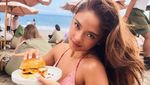 Cantik! Gaya Marion Jola saat Makan Burger hingga ke Piknik Kue