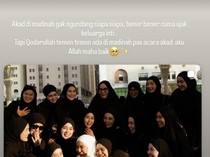 Dara Arafah Terharu Sahabat Hadiri Akad Nikah di Madinah Meski Tanpa Undangan
